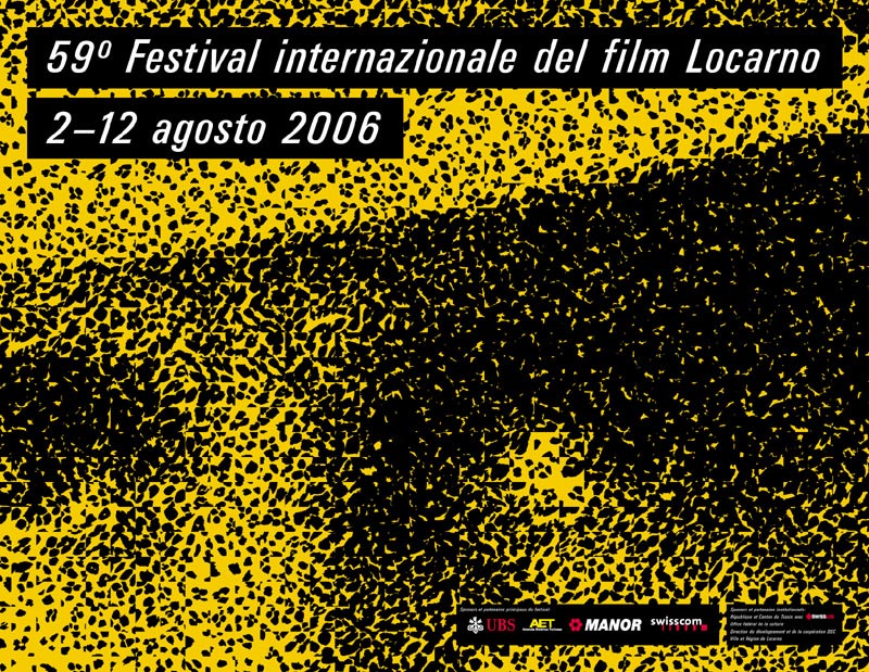 Poster, affiche, Plakat, 59 Festival internazionale del film Locarno, designed Jannuzzi Smith,  2006