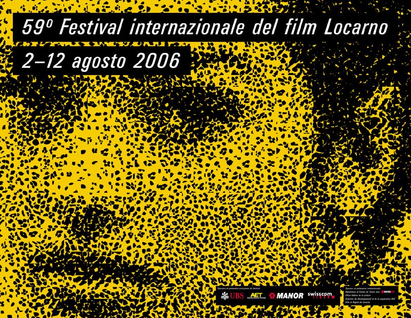 Poster, affiche, Plakat, 59 Festival internazionale del film Locarno, designed Jannuzzi Smith,  2006